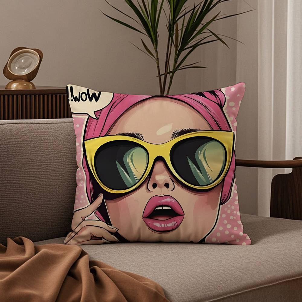 Roy L-Lichtenstein Art Pillow Case good printing pillowcase living room sofa cushion cover bedroom room decor