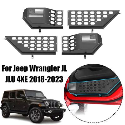Front Door Pocket Storage Box For Jeep Wrangler JL JLU 4XE 18-23 Gladiator JT 20-23 Accessories Door Storage Organizer