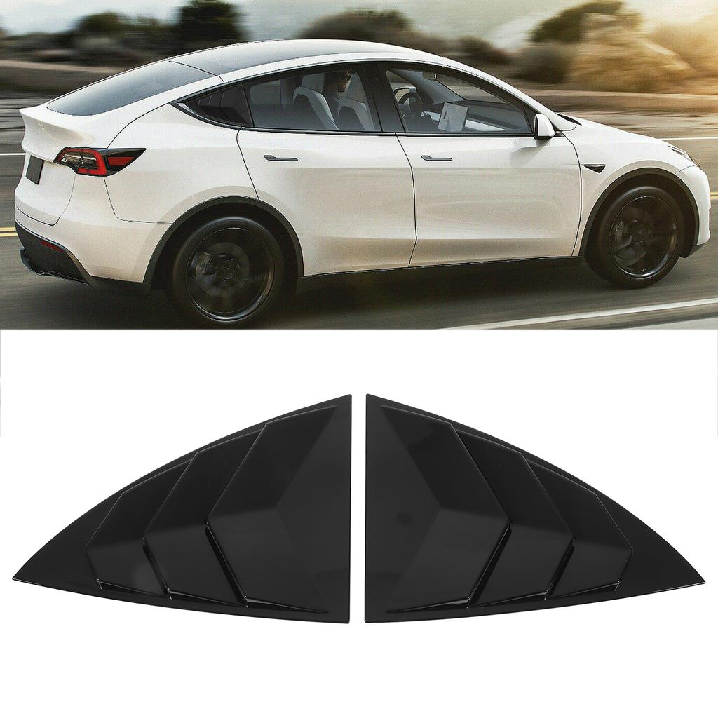 2PCS Side Window Spoiler       Splitter Shade Cover Replacement For     2021 to 2023