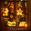 Christmas Decorative Lights Santa Suction Lights Christmas Tree Decorations Festive Styling Lights Window Lighting Decorations