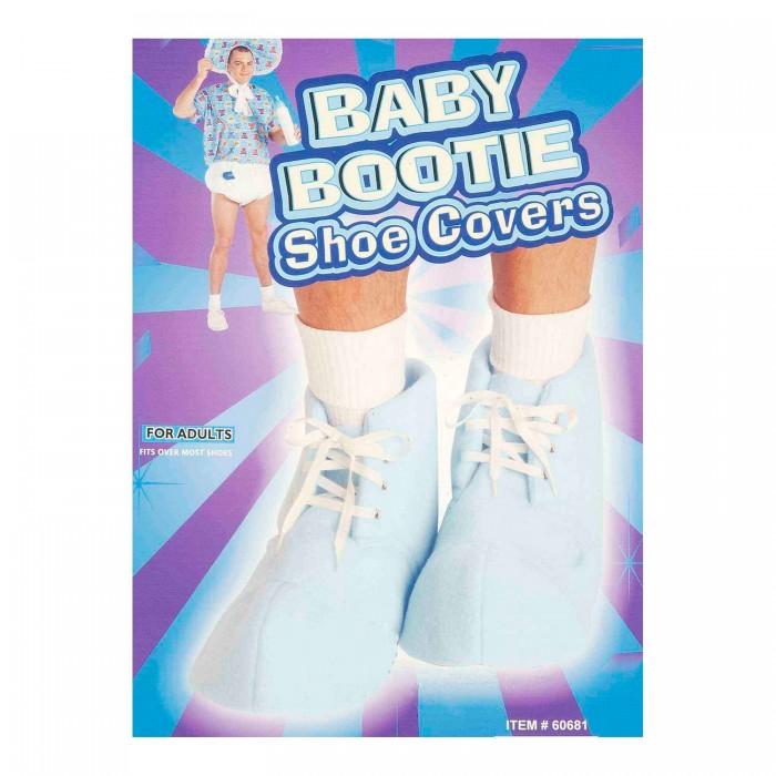 Bristol Novelty Unisex Adult Baby Bootie Costume Shoe Cover One Size bleu