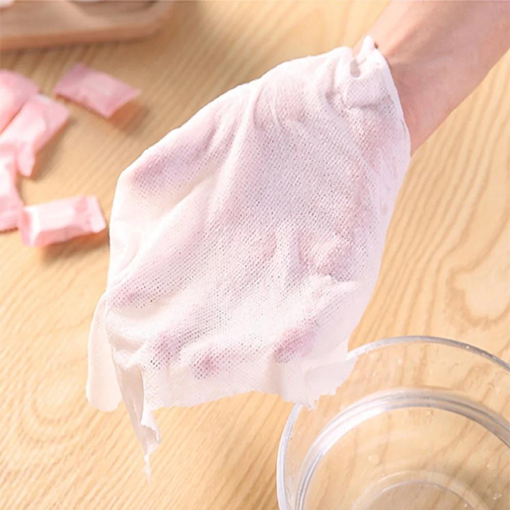 10pcs Portable Absorbent Towels Cotton Cloth Wipes New Small Face Towels
