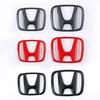 ABS Carbon Fiber for Honda Civic 10th 2016-2020 Inspire Car Front Grille Rear Trunk Steering Wheel Emblem Stickers Accessories
