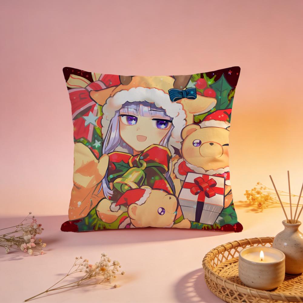 Popular Ssleepy Princess in The Demon Castlees Cushion Cover Comfortable Durable Pillow Cover MultiScene for Home Car Sofa