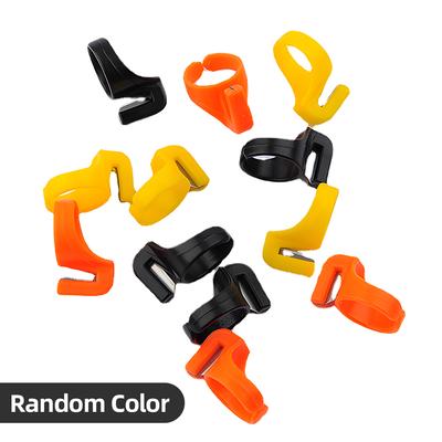 12 Pieces Finger Knife Ring Plastic Embroidery Quilting Thread Cutter Thimble Sewing Accessories