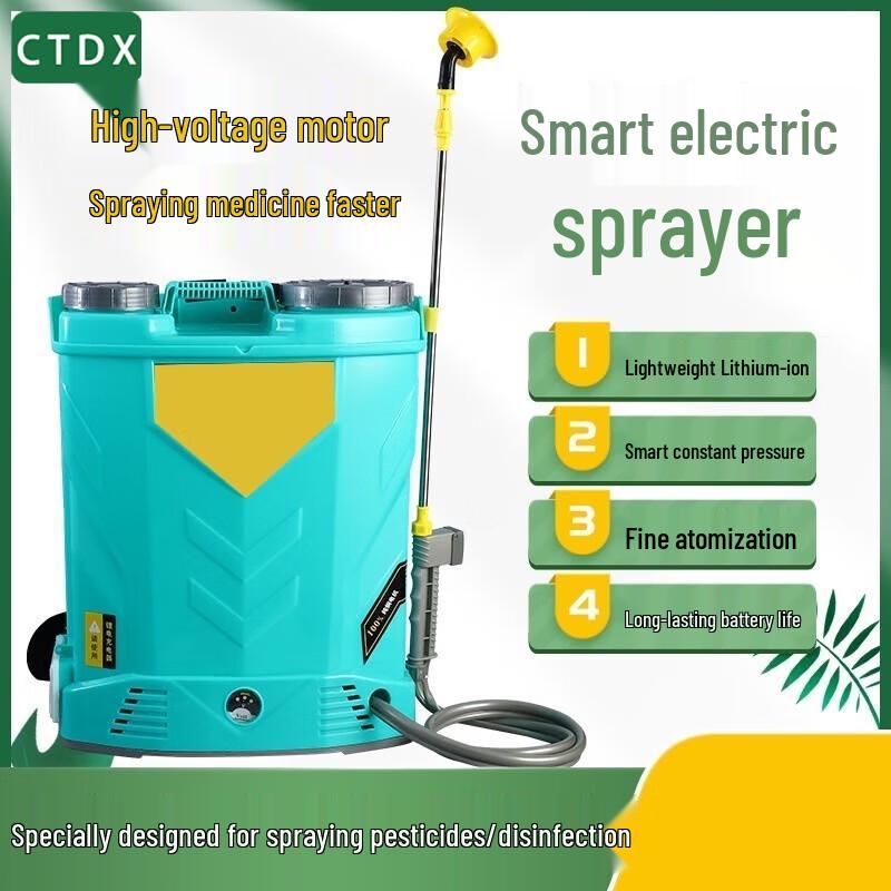 CTDX Agricultural High-Pressure Lithium Battery Backpack Sprayer