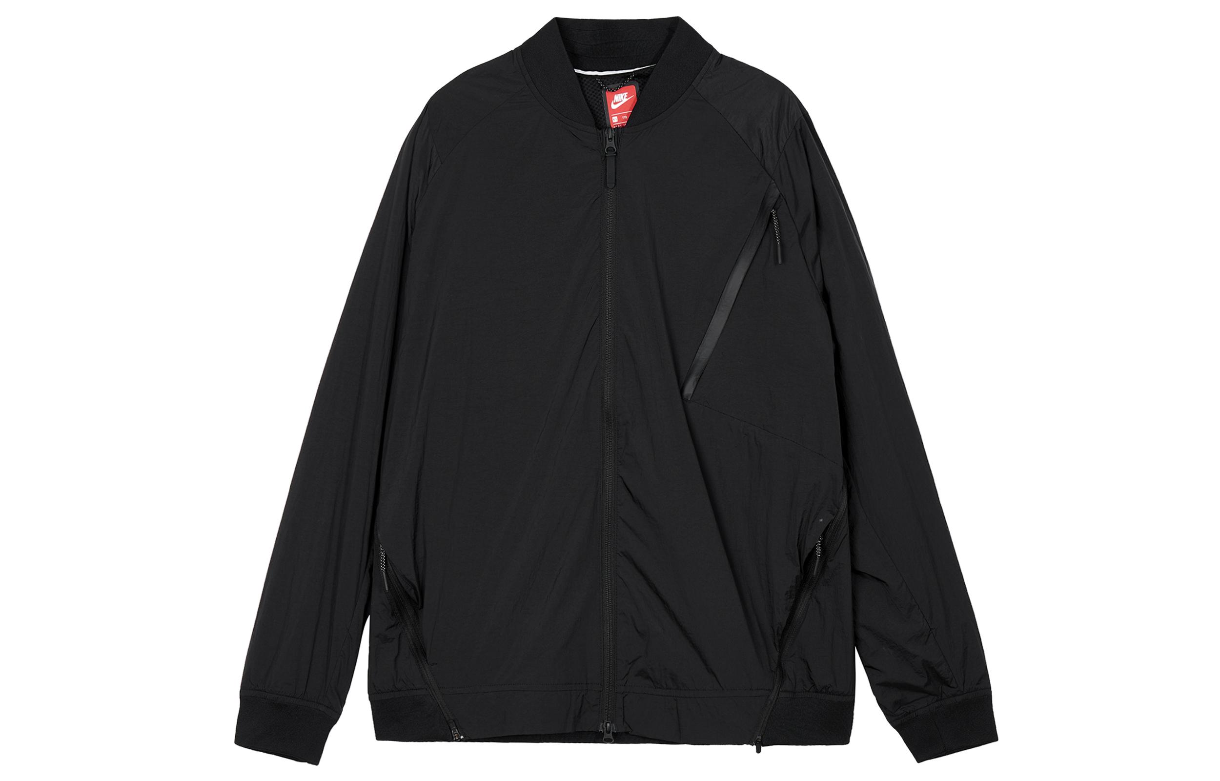 Nike Jackets Men s Black Baseball Collar Moderate Other 832191-010 M