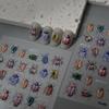 3D Ocean Fish Nail Art Stickers: Cute Coral and Goldfish Scenery