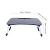 Portable Folding Relax Computer Desk Munctional Laptop Desk On Bed;Black: