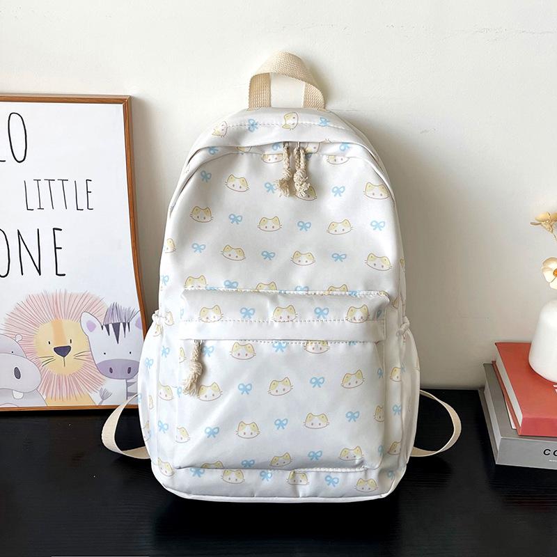 Backpack Female College Student Small Fresh Floral Schoolbag Junior High School Student Schoolbag Gentle Backpack