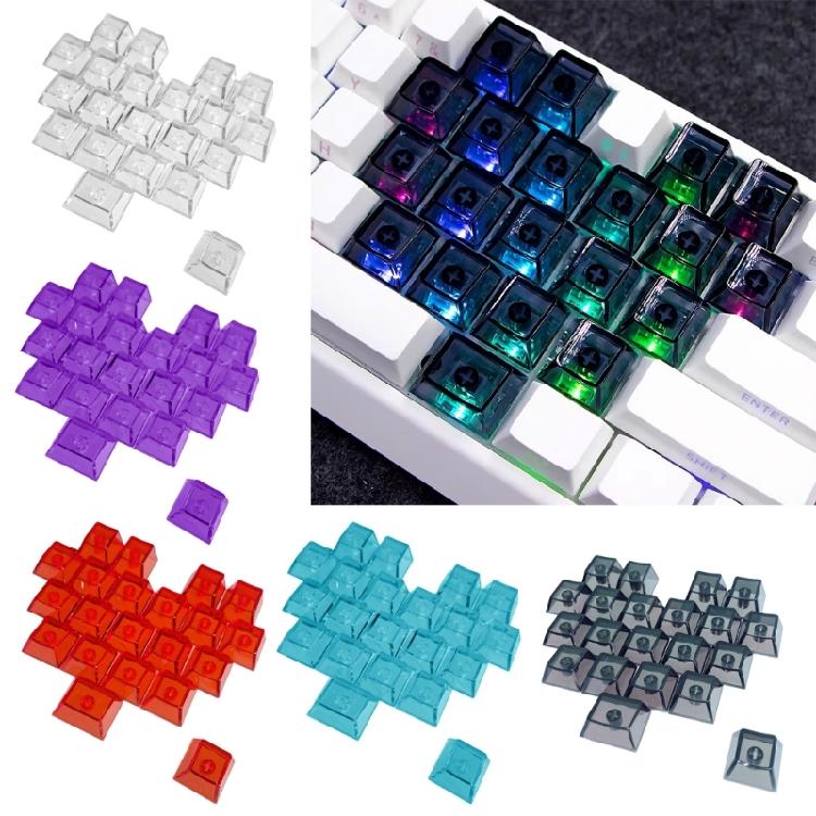 PC Herz Keycaps 21 Tasten OEM Höhe Rutschfest Mechanisches Upgrade
