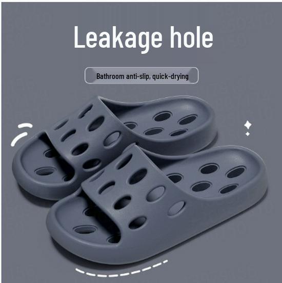 Men's and Women's Non-Slip Draining EVA Bathroom Slippers