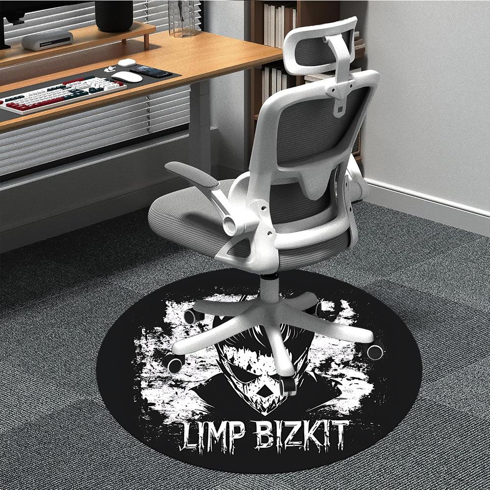 

1pc Limp Bizkit Band LogoChair Carpet for Office, Non-slip, Soft and Durable Office Rug, Perfect for Office yy250925277 80cm by 80cm