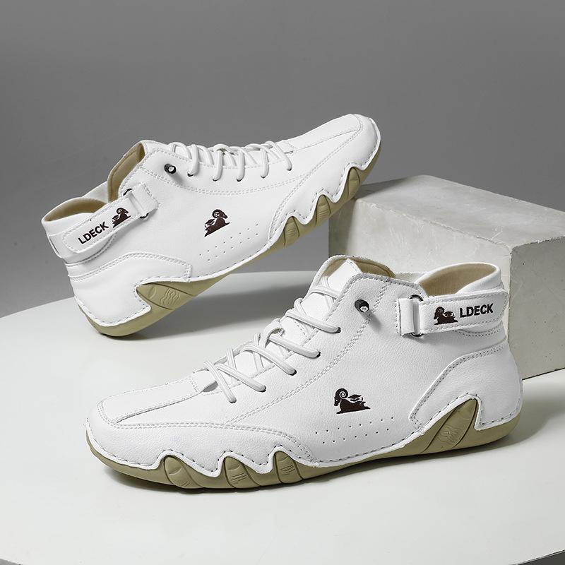 Lässige Sneakers für Herren Martin-Stiefel Herbst und Winter High Top Octopus Herrenschuhe, lässige kurze Herrenstiefel