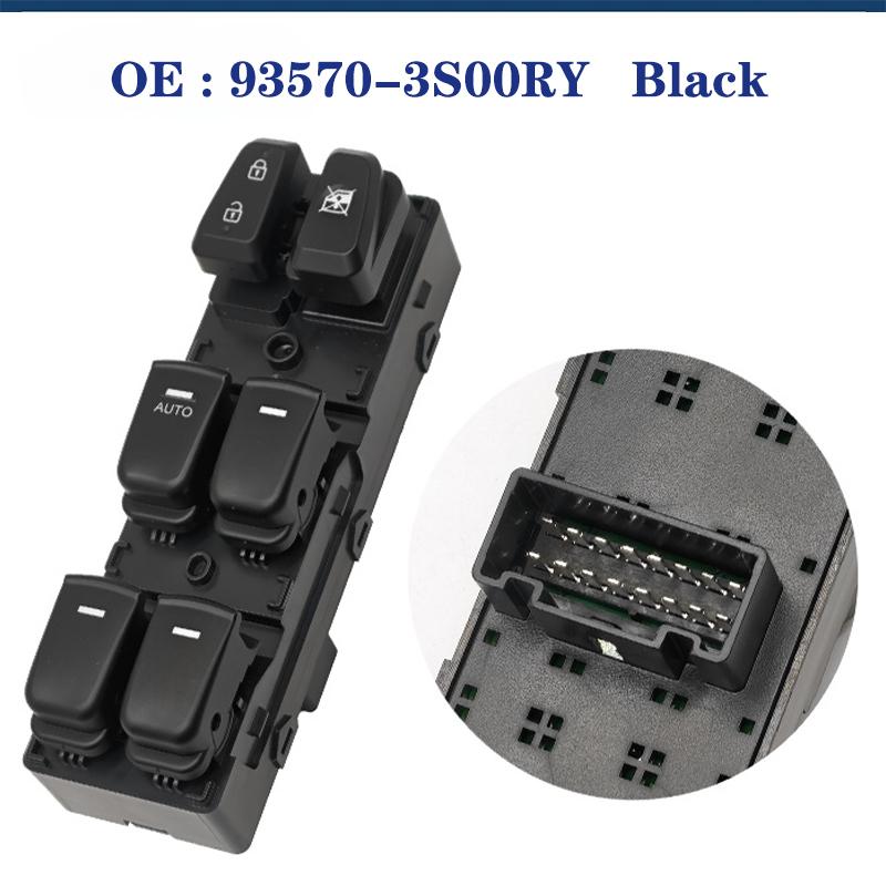 For Hyundai Sonata 2011 2012 2013 2014 Electric Power Window Lifter Control Switch Button 93570-3S000 Provide (Black/Beige/Grey)