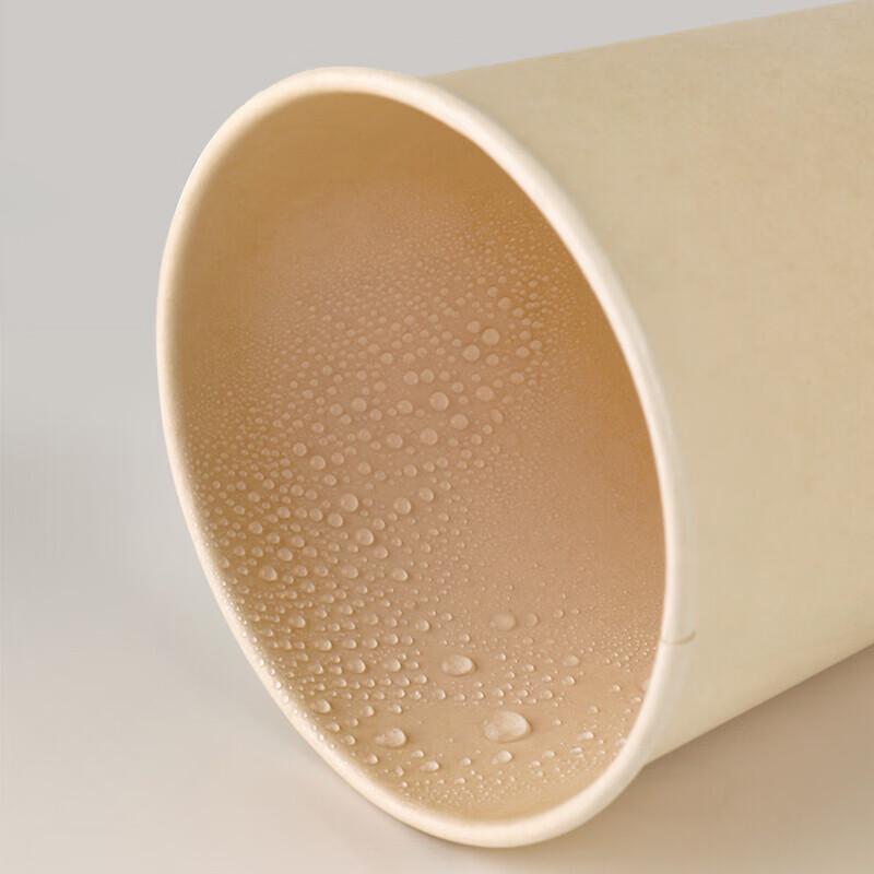Sodolike 9oz Disposable Bamboo Pulp Paper Cups