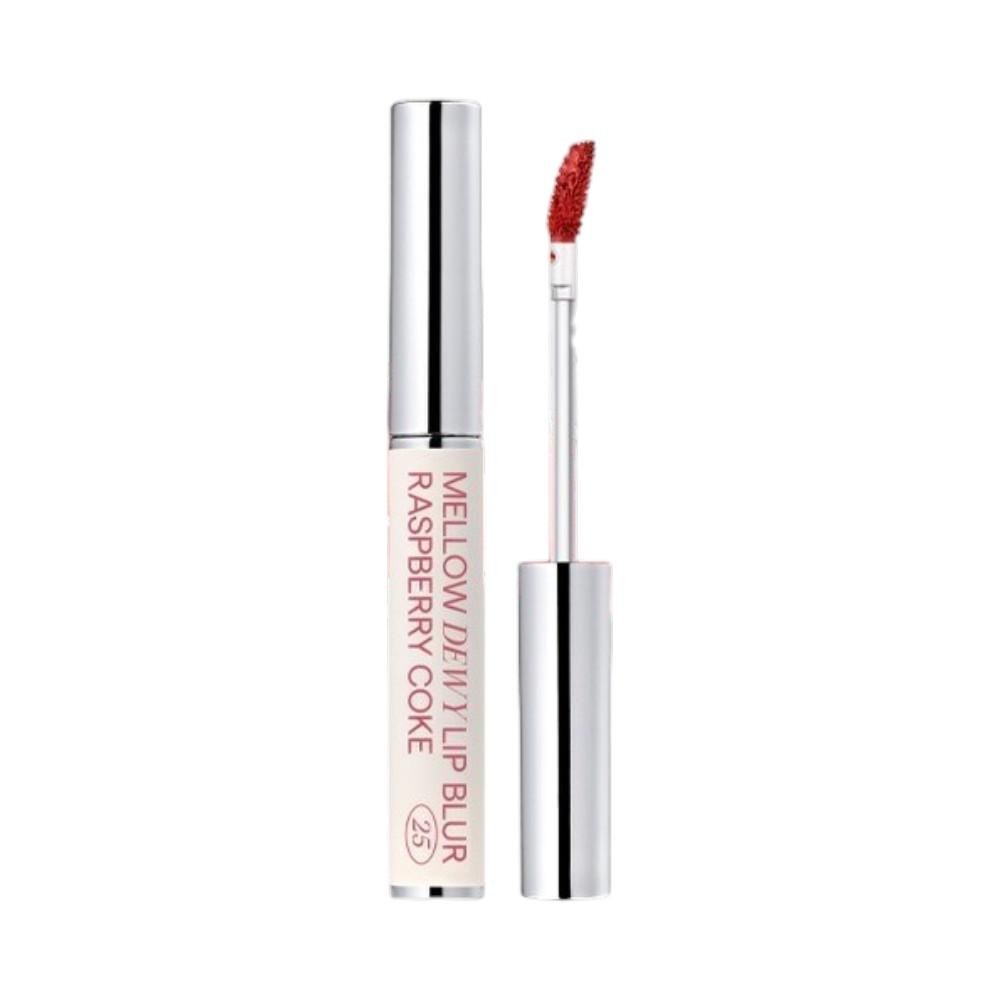 SISTER ANN Mellow Dewey Lip Blur 25 Raspberry Coke - Hydrating Water-to-Blur Lip Tint for Soft-Focus Finish & Deep Raspberry Wine Tone