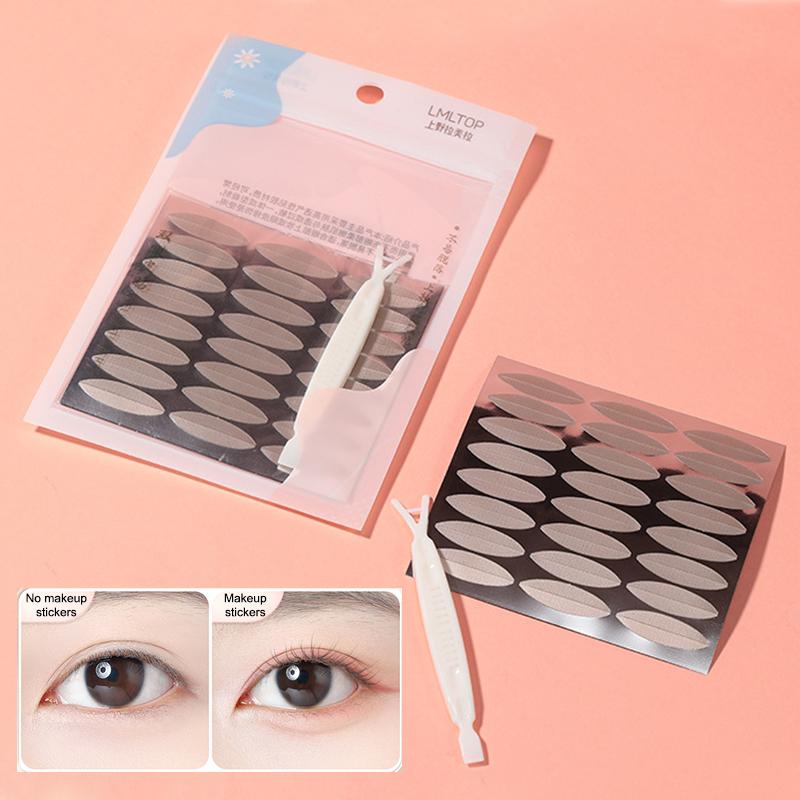 240Pcs Invisible Eyelid Sticker Double Eyelid Stickers Transparent Self Adhesive Double Eye Tape Ladies Eye Makeup Tools