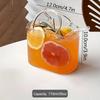 770ML Glass Handbag Internet Celebrity Summer Teacup Transparent Creative Funny High Value Slightly Drunk Juice Cocktail Cup