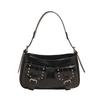 High-end Small Bag Women's New Locomotive Style Versatile Messenger Bag Fashion Shoulder Armpit Bag