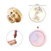 R# 25mm Copper Head 3D Relief Stamps Print Head DIY Manual Account for Wedding C