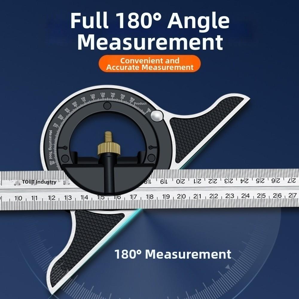 Spirit Level Adjustable Square Ruler 300mm Framing Square Ruler Professional Use