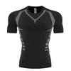 Men's Black Panther Tight-Fitting Training T-Shirt Quick-Dry, Breathable, High-Stretch T-Shirt