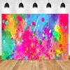 Color Spray Painting Background Graffiti Abstract Art Painting Powder Spray Painting Birthday Portrait Photography Background