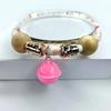 Adjustable Decorative Pet Collar With Bell Floral Fabric Safety Clasp Necklace For Cat Kitten Small Puppy