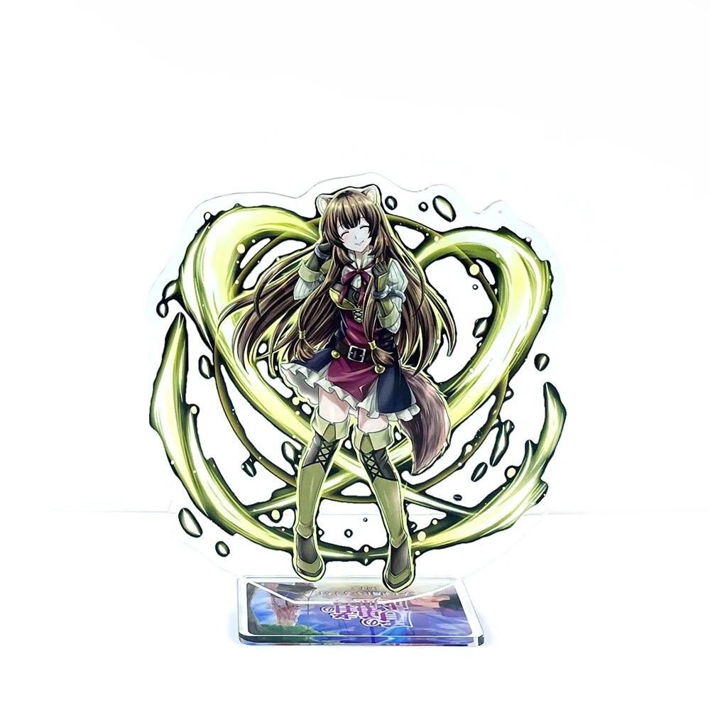 Tate No Yuusha No Nariagari Naofumi Iwatani Raphtalia Acrylic Stand Standee Toy Figure