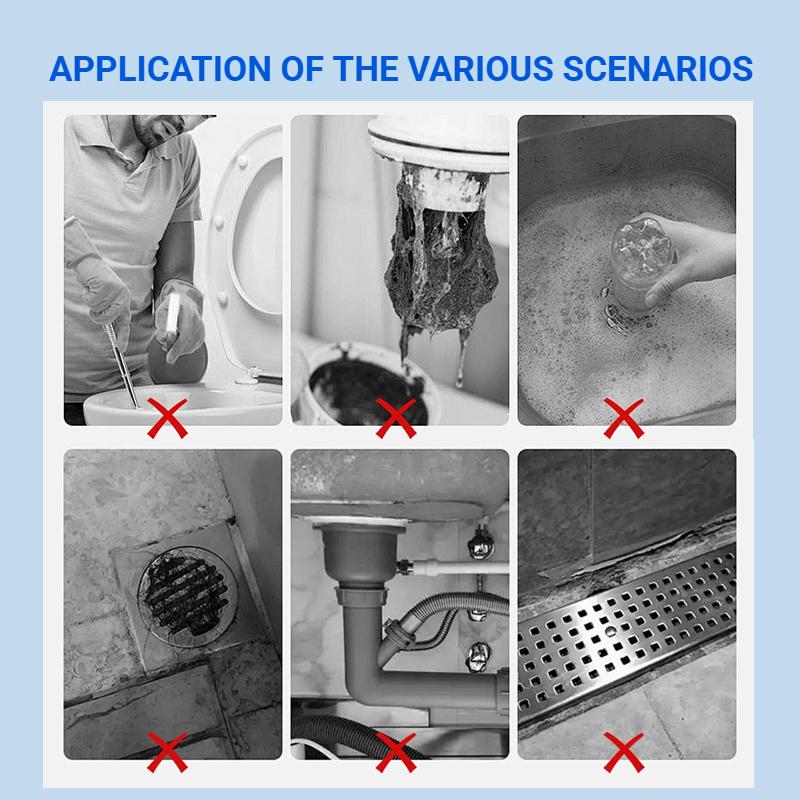 Drain Clog Dissolver | Powerful Liquid Drain Opener & Toilet Clog Remover | Safe for Pipes & Septic