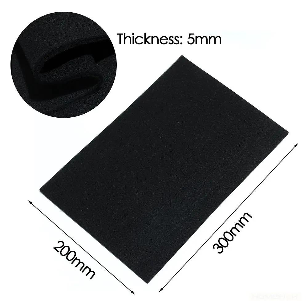 HOMEFISH Fireproof Pad Black Welding Protective Blanket Insulation Pad High Temperature Working Pad Multiple Sizes Durable