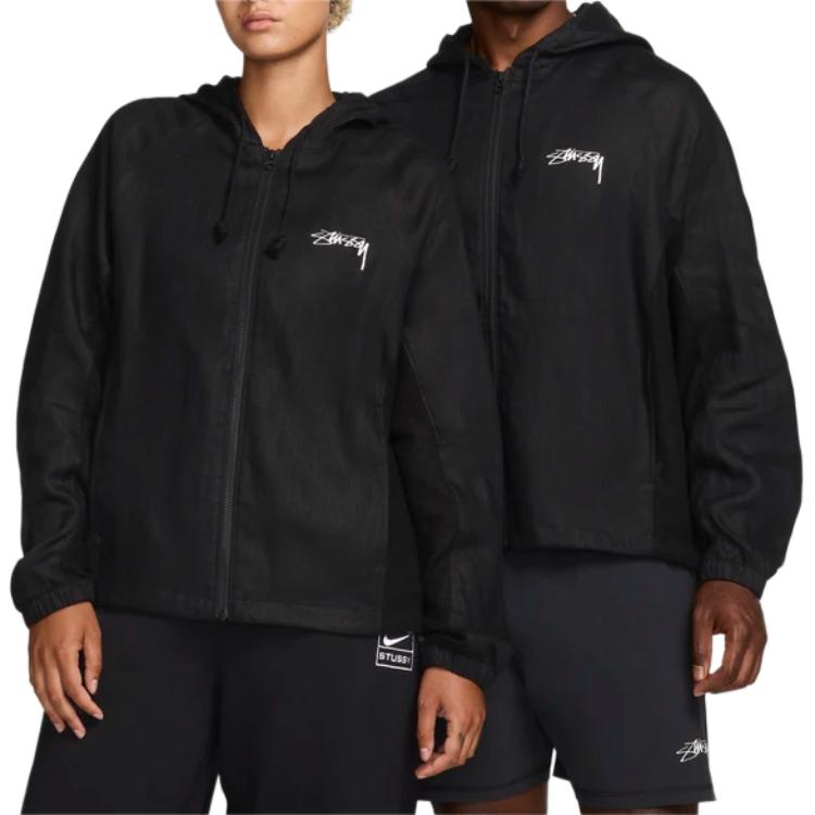 Stussy X Nike Linnen Shell Jas Aziatische Maat FZ5752-010