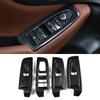 4 szt. Podłokietnik drzwi wewnętrznych samochodu Przełącznik okienny osłona przycisku Tapicerka pasuje do Subaru Forester SK 2019