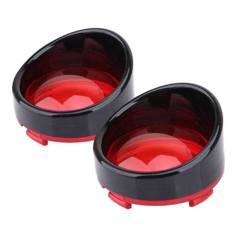 

2 шт. Поворотник для мотоцикла, линза указателя поворота, декоративное кольцо, козырек-крышка для Harley Dyna Street Glide Fat Boy Softail Touring