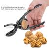 Walnut Cracker Tool 2-in-1 Chestnut Clip Multifunctional Aluminum Alloy Walnut Cracker Quick Heavy Duty Nut Opener Kitchen