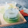 HARIO AYAORI Chacha Kyusu (Teapot) - Heat-Resistant Glass, Made In Japan, Easy To Clean, Transparent, 450ml Capacity, Round, Microwave and Dishwasher