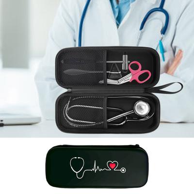 3M Littmann Classic III için Dayanıklı Stetoskop Saklama Kutusu Doktorlar Hemşire Alet Aksesuarları İçin Ekstra Ağ Cep