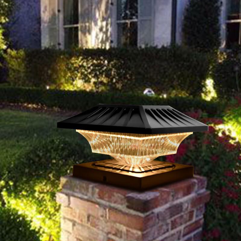 Solar Powered Outdoor Pillar & Wall Light