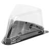 100Pcs Plastic Packing Box Triangular Cake Box Container for Pastry Bakery Dessert