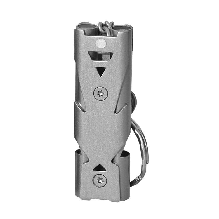 Stainless Steel High-Frequency Survival Whistle for Outdoor Rescue and Earthquake Relief