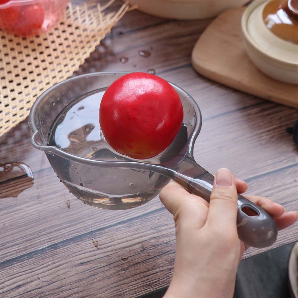 Large Capacity Water Scoop Transparent Water Dipper Kitchen Tools Shampooing Water Scoop Outdoor