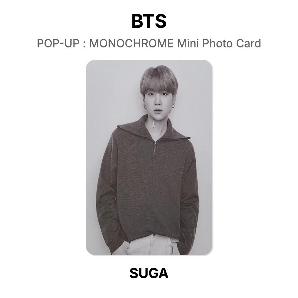 BTS SURGIR : TARJETA FOTOGRÁFICA MINI MONOCROMÁTICA Fotocarte Oficial