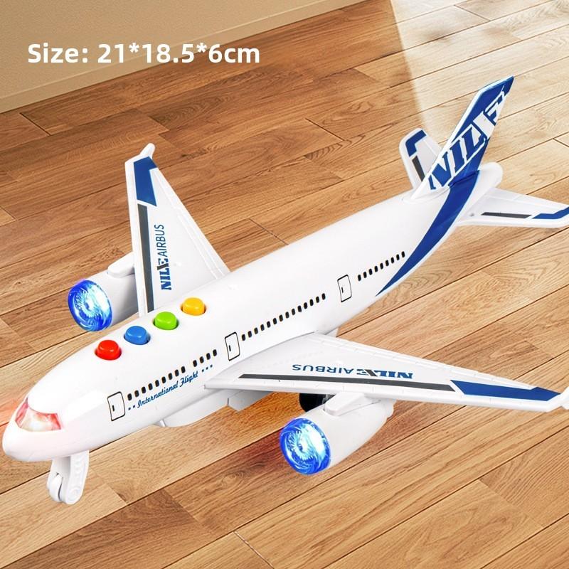 Childrens Inertia Light Sound Airplane Toy With Storytelling And Sensory Development For Boys