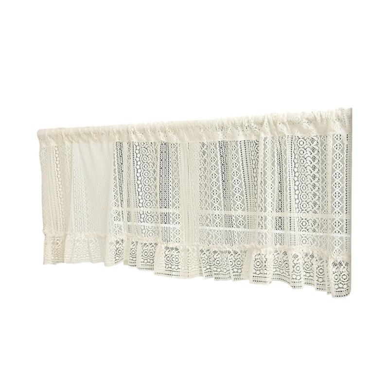 

Sheer Lace Curtain for Light Diffusions Herringbone Designs Window Treatments Home Decoration 150 45cm