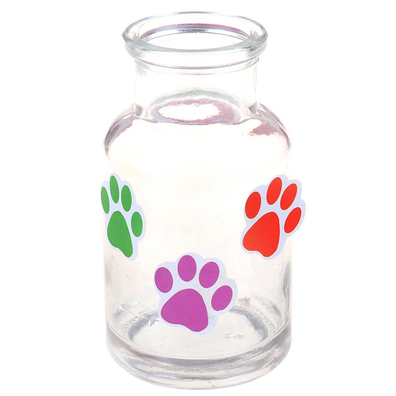 500Pcs Colorful Paw Print Stickers Dog Cat Paw Labels Stickers Reward Sticker
