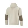 Li Ning Wade Series Sport Casual Minimalist Color Block Hooded Three-In-One Windbreaker Men Outerwear Khaki AWBU057-2