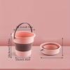 One 5L Folding Bucket for Camping, Fishing, and Travel Portable and Easy To Store Suitable for Car Washing and Cleaning Supplies