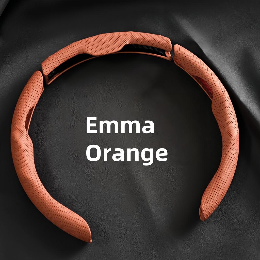 Univerzální potah volantu z PU Nappa kůže pro muže i ženy, celoroční, protiskluzový, absorbující pot, odolný proti opotřebení