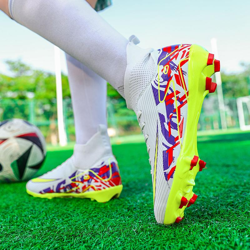 Nieuwe Heren Voetbalschoenen Gras Professionele Training Voetbalschoenen Club Noppen Voetbalveld Schoenen Snelle Binnen Sneaker Antislip